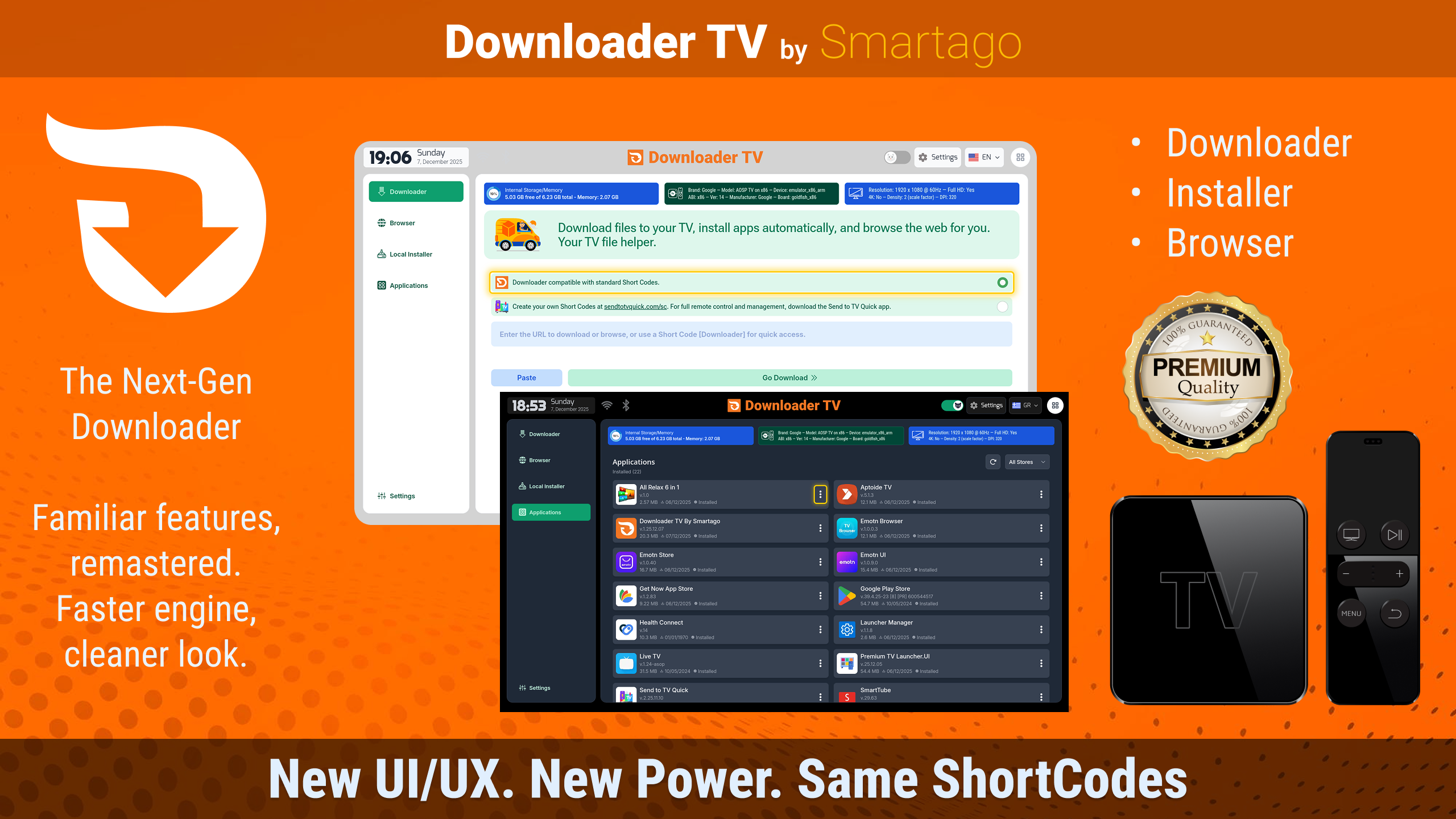 Downloader TV Browser & Files screenshot 1