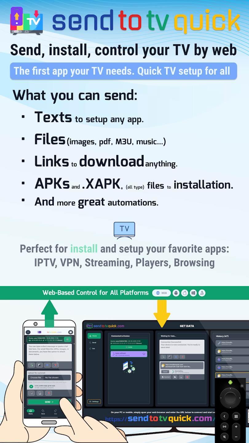 Send to TV Web-to-TV Installer screenshot 1
