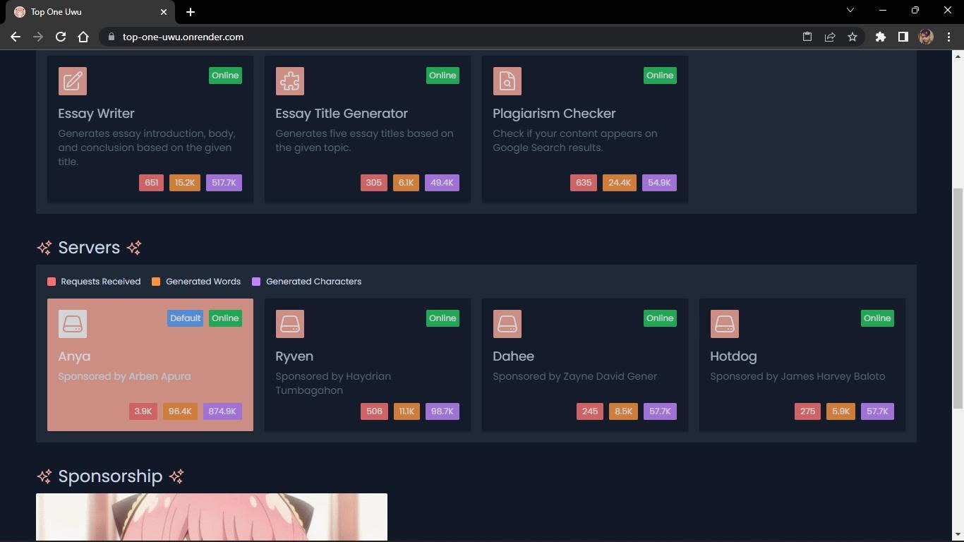 Top One Uwu screenshot 1